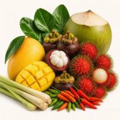 Vegetables & Fruits - Thai Mart by Haleemah