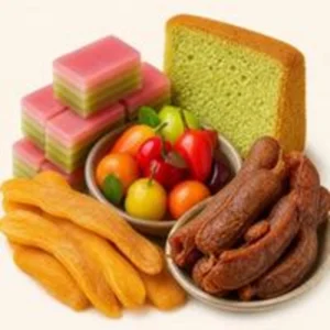 Thai Sweets, Cakes & Dried Fruit
