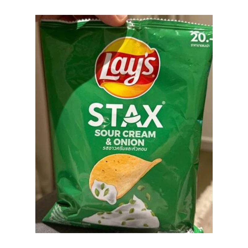 Lay's Stax Sour C & Onion Fl 44g