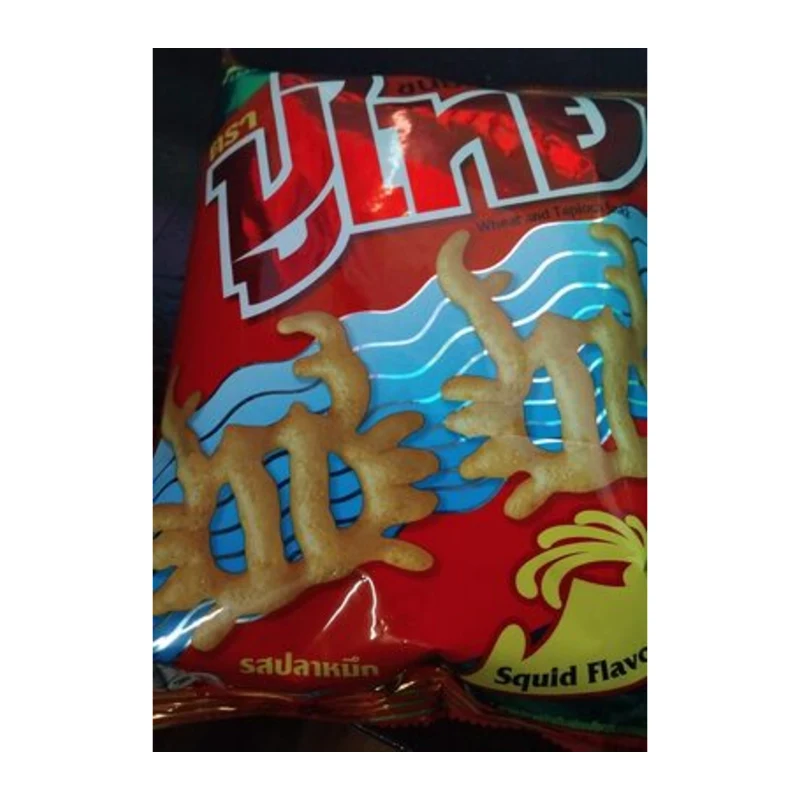 Pu Thai Wheat & Tapioca Snack Squid Fl 55g