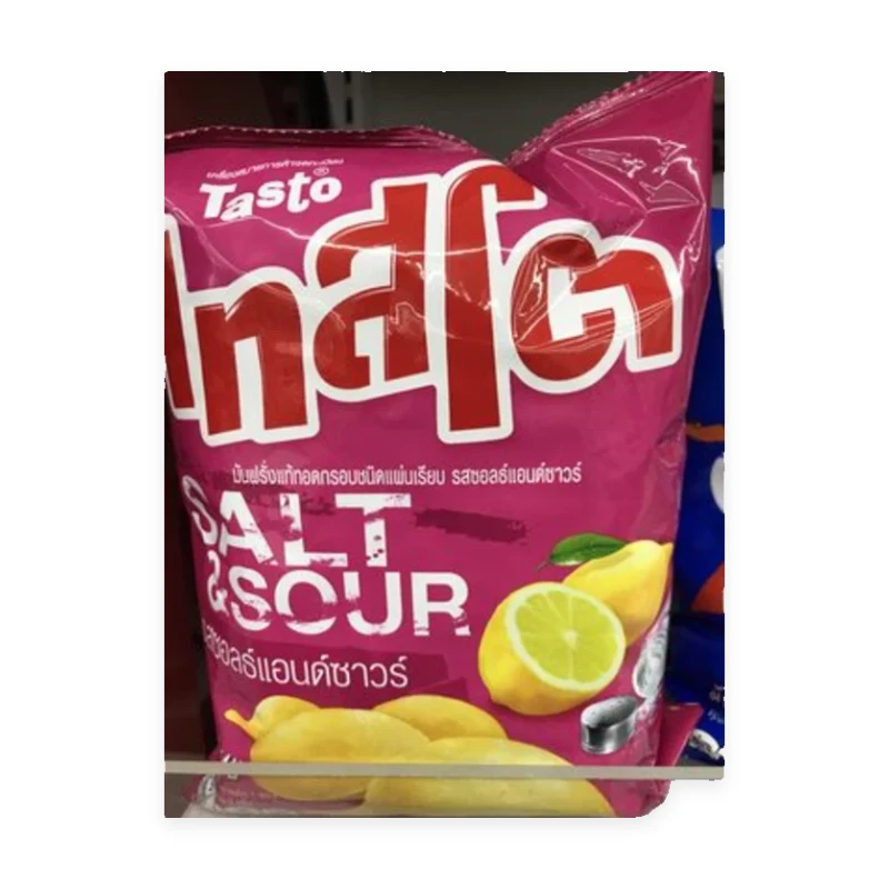 Tasto Potato Chips Salt & Sour Fl 42g