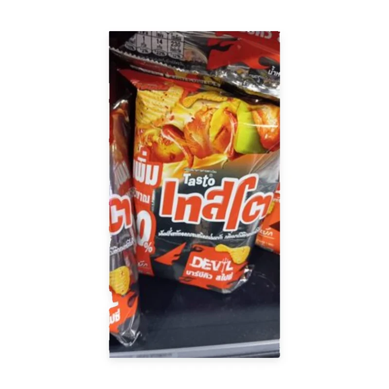 Tasto Potato Chips Devil BBQ Fl 42g