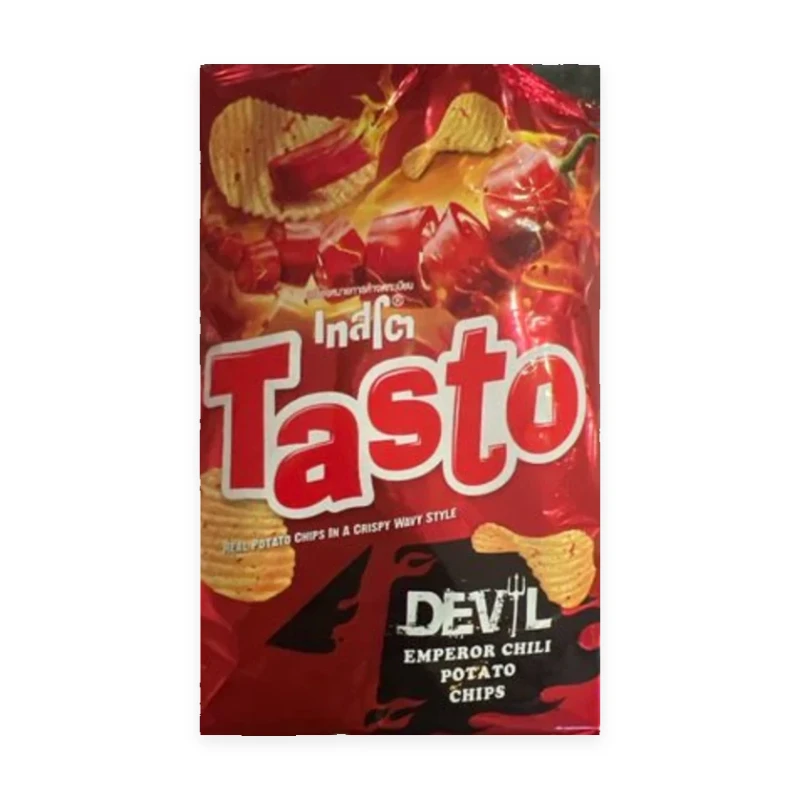 Tasto Potato C Ridge Cut Devil Chili Fl 42g