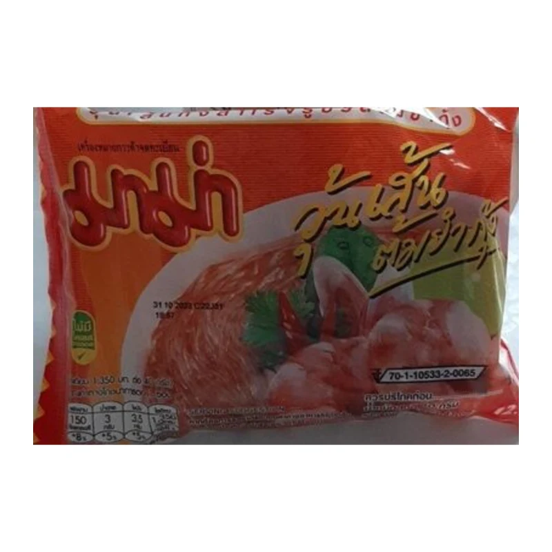 Mama Inst Bean Vermicelli Tom Yum Fl 40g