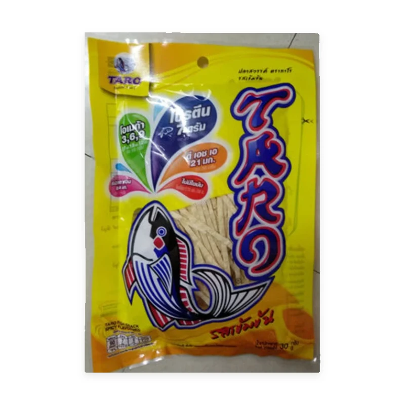 Taro Fish Snack Spicy Fl 20g
