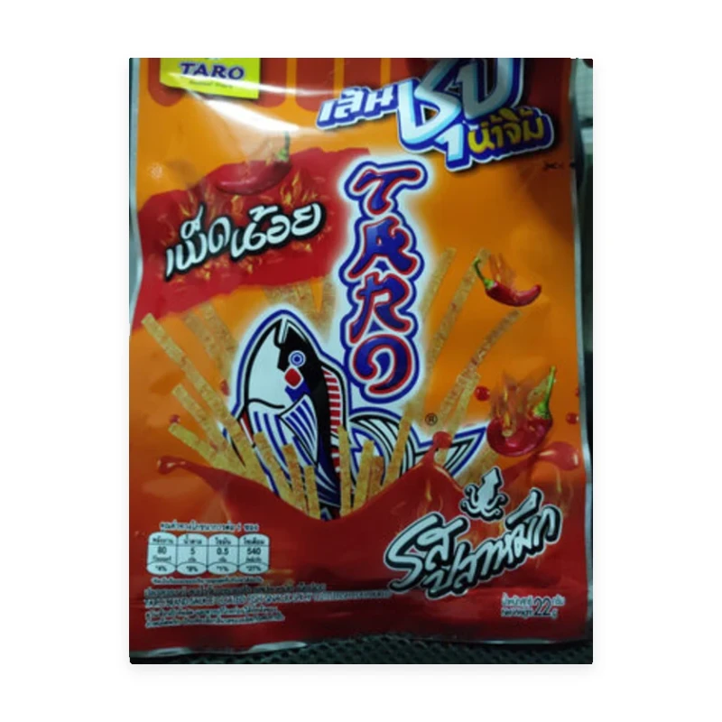Taro Sauce C Fish Snack Spicy C F Fl 18g